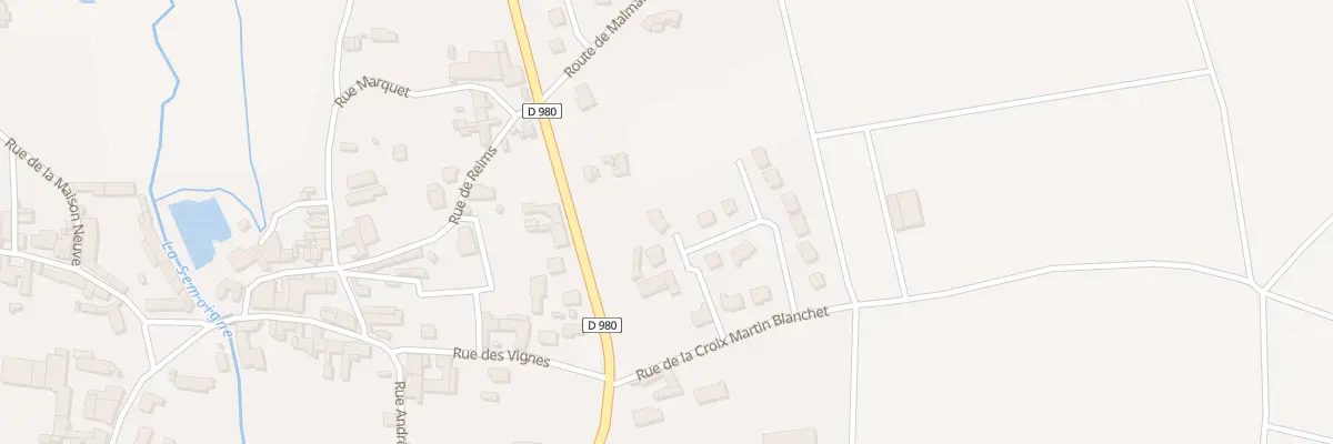 Plan du 16 Rue du Bauchat à Verneuil