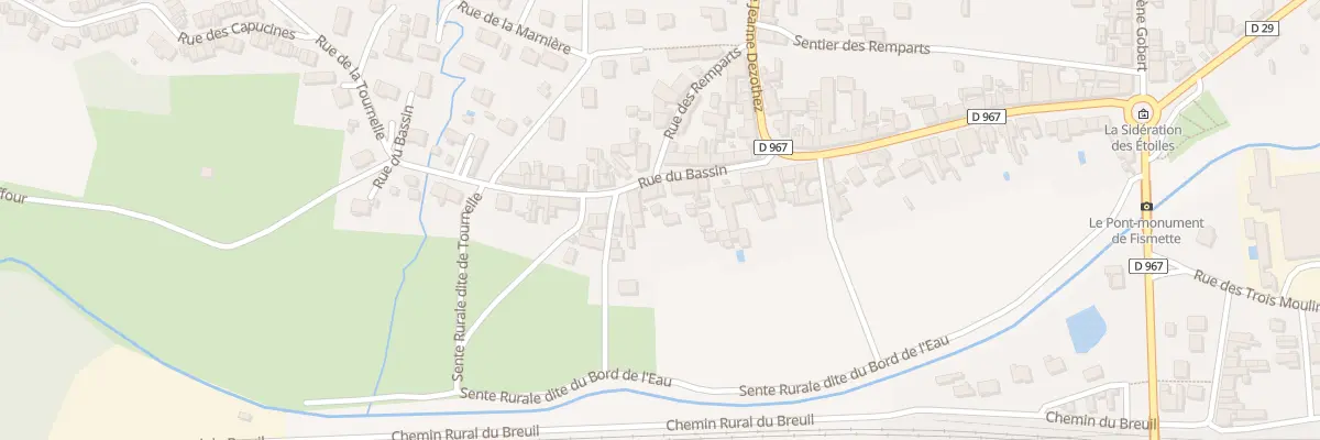 Plan du 19 Rue du Bassin à Fismes