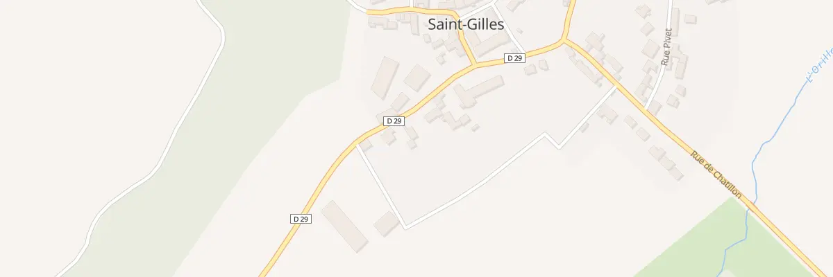 Plan du 13 Rte de Dravegny à Saint-Gilles
