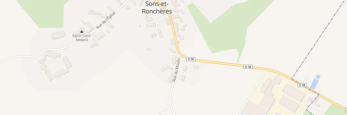 Plan du 5B Rue du Moulin à Sons-et-Ronchères