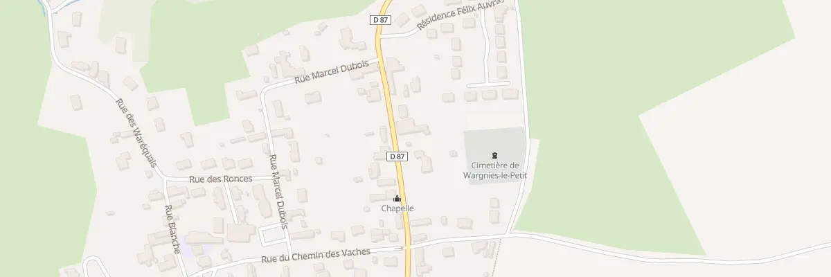 Plan du 13 Rue Roger Drémaux à Wargnies-le-Petit