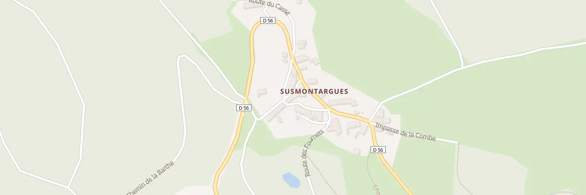 Plan du 5089 Susmontargues à Champétières