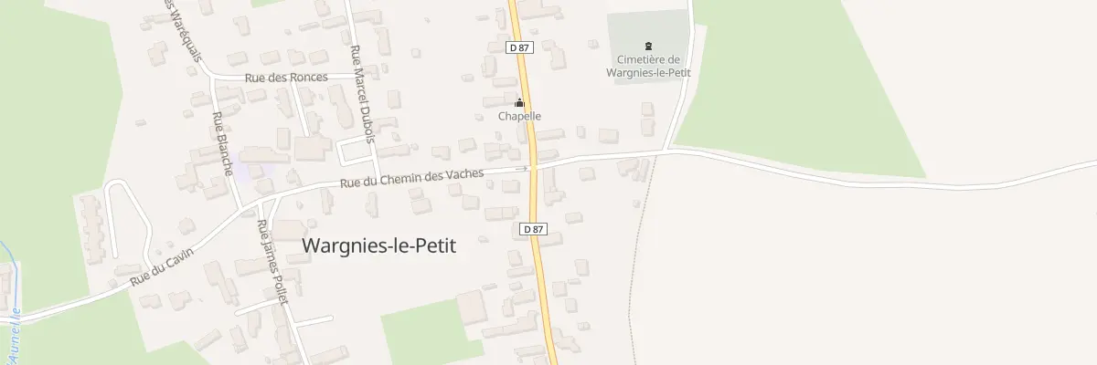Plan du 21 Rue Roger Drémaux à Wargnies-le-Petit