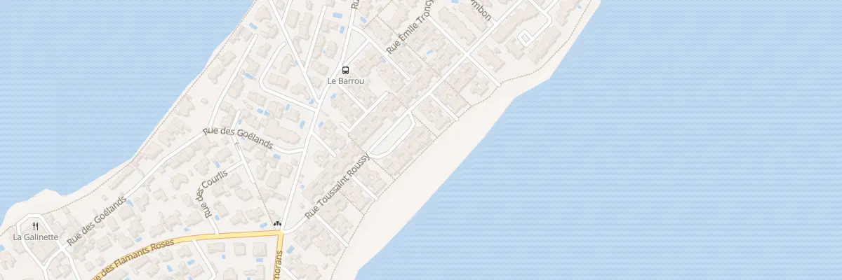 Plan du 30 Rue Toussaint Roussy à Sète