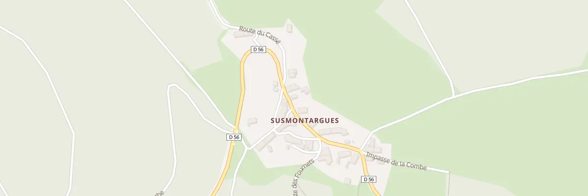 Plan du 5094 Susmontargues à Champétières