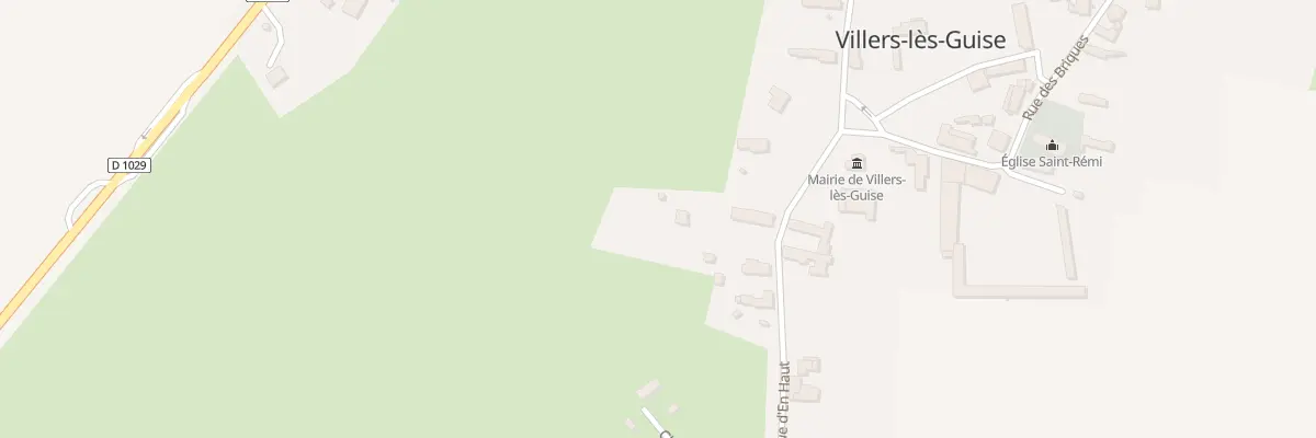 Plan du 68 Rue d’En Haut à Villers-lès-Guise