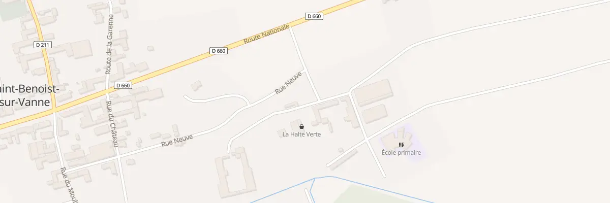 Plan du 11 Rue Neuve à Saint-Benoist-sur-Vanne