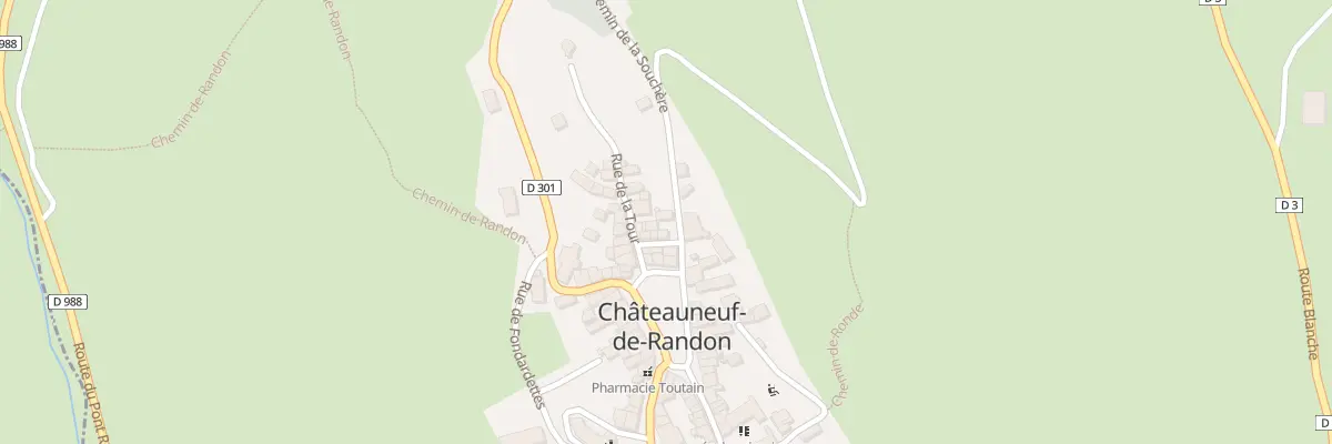 Plan du 7 Che de la Souchere à Châteauneuf-de-Randon