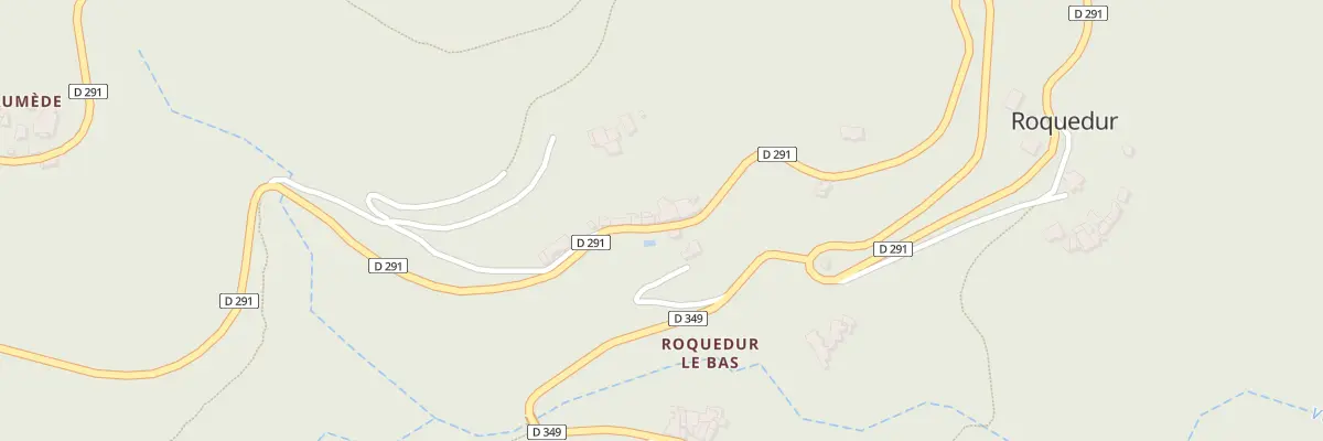 Plan du 5044 Mas d’Arboux à Roquedur