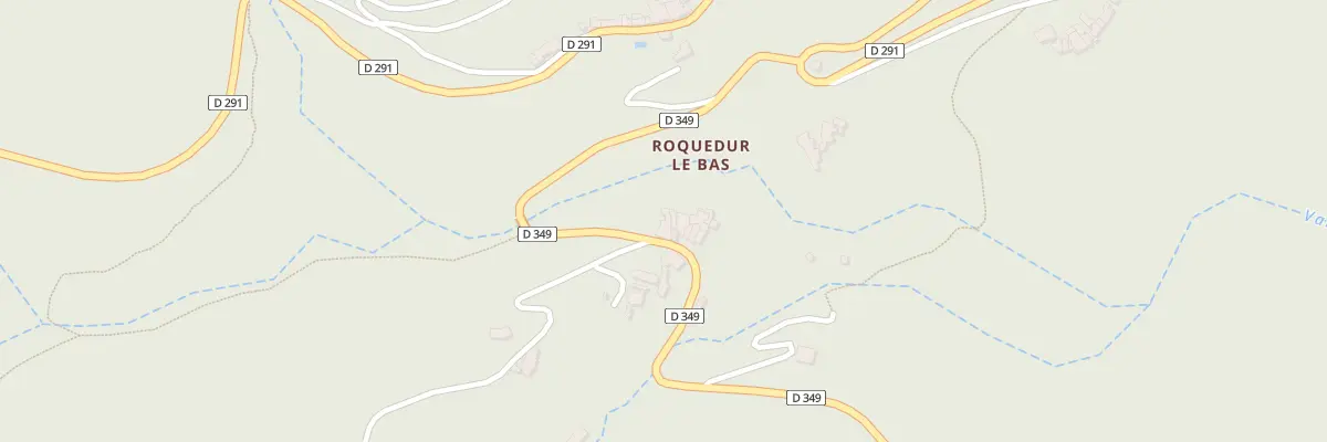 Plan du 5030 La Salle à Roquedur