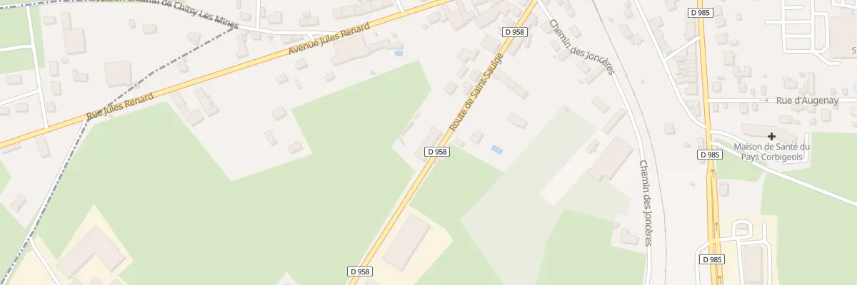Plan du 28 Rte de St Saulge à Corbigny