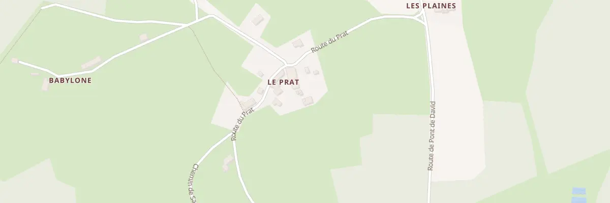 Plan du 5283 Le Prat à Bertignat