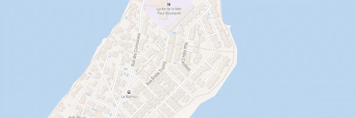 Plan du 21 Rue Félix Cambon à Sète