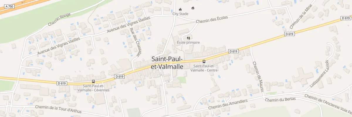 Plan du 8 Av de la Mer à Saint-Paul-et-Valmalle