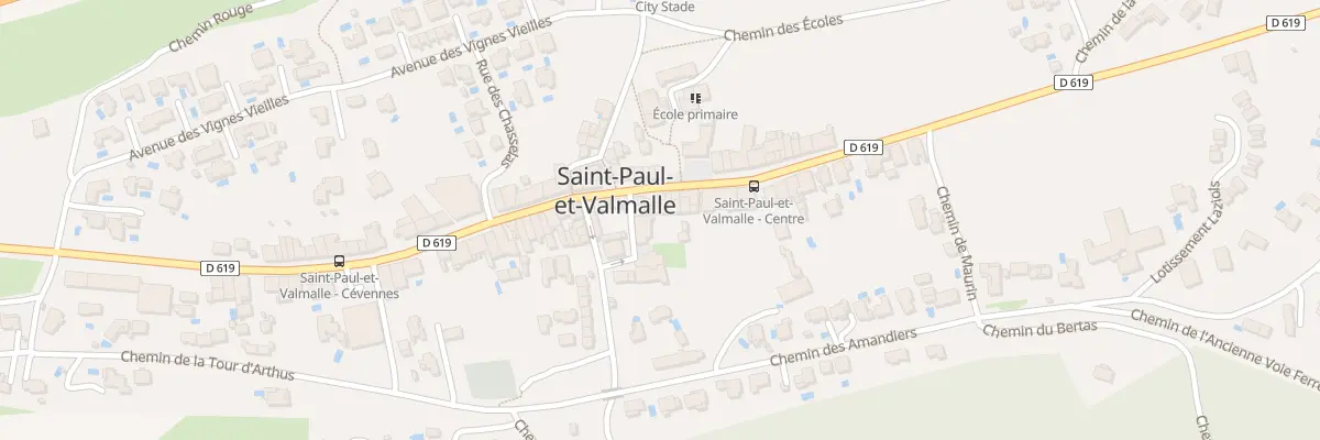 Plan du 7 Av de la Mer à Saint-Paul-et-Valmalle