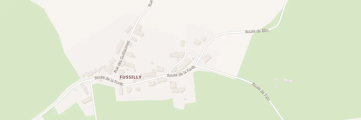 Plan du 50 Fussilly à Achun