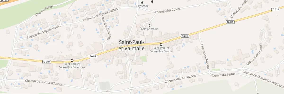 Plan du 9 Av de la Mer à Saint-Paul-et-Valmalle