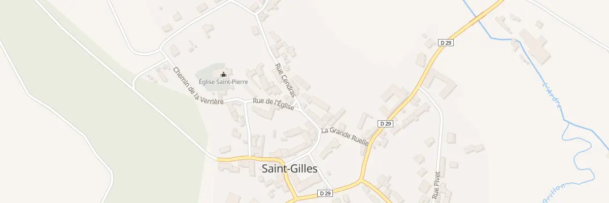 Plan du 6 Rue Cendras à Saint-Gilles