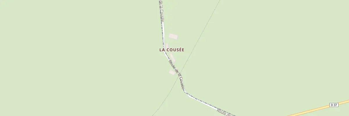 Plan du 21 La Cousee à Thaix