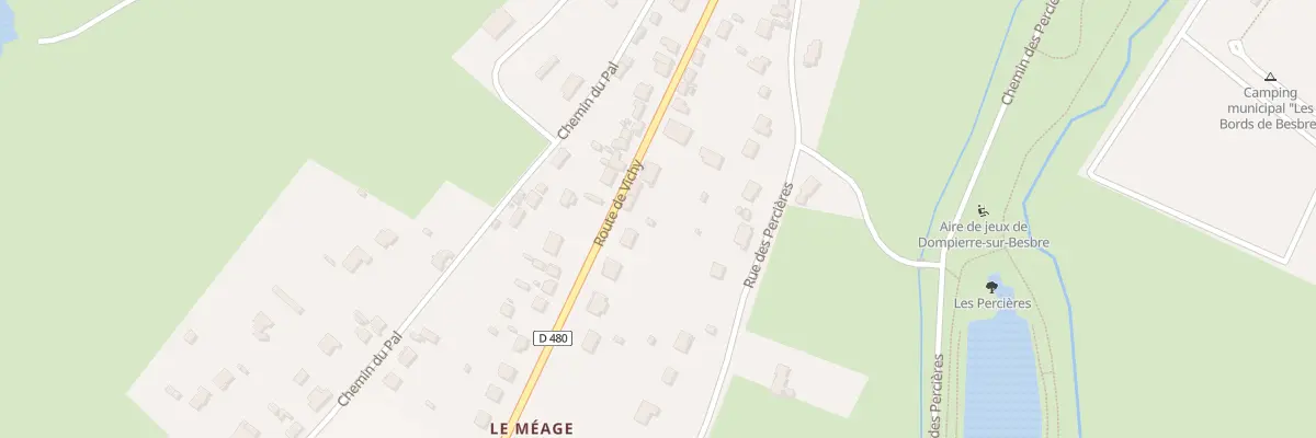 Plan du 241 Rte de Vichy à Dompierre-sur-Besbre