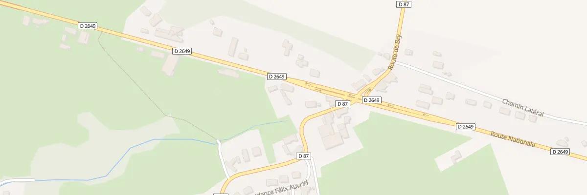 Plan du 9 Route Nationale à Wargnies-le-Petit