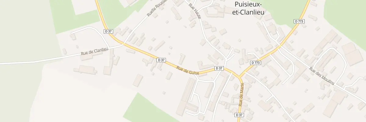 Plan du 6 Rue de Guise à Puisieux-et-Clanlieu