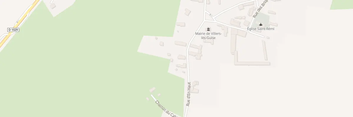 Plan du 128 Rue d’En Haut à Villers-lès-Guise