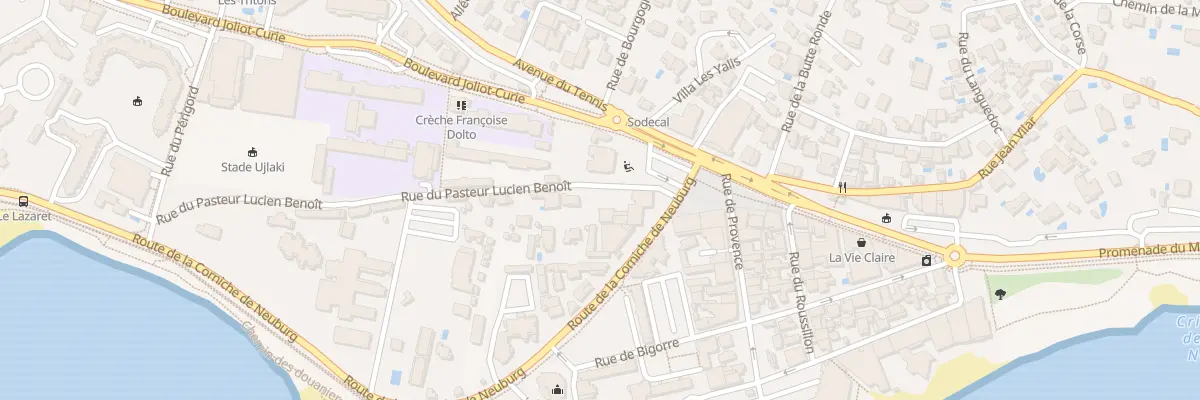 Plan du 51 Rue du Pasteur Benoît à Sète