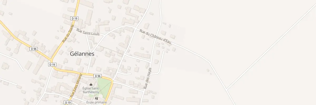 Plan du 20 Rue des Hauts à Gélannes