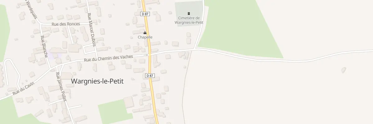 Plan du 14 Rue du Chem des Vaches à Wargnies-le-Petit