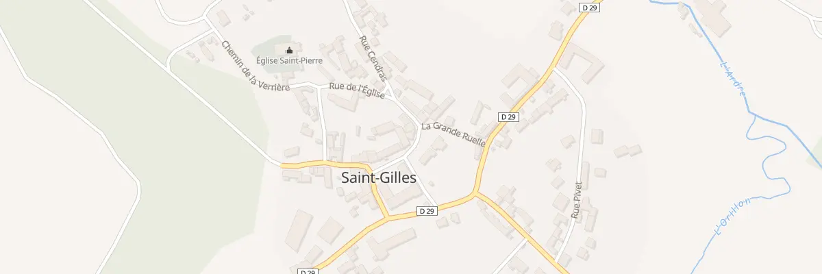 Plan du 1 Pl du Prieuré à Saint-Gilles