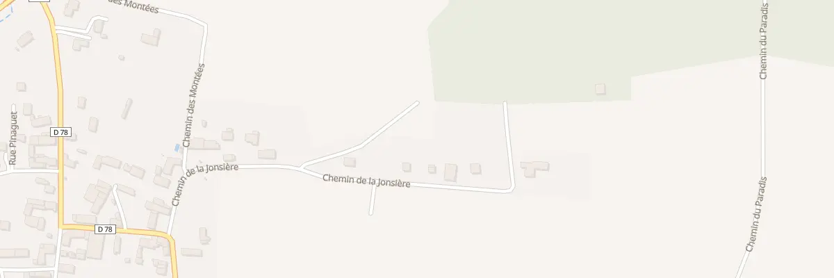 Plan du 9002 Che de la Jonsière à Bouilly à Vergigny