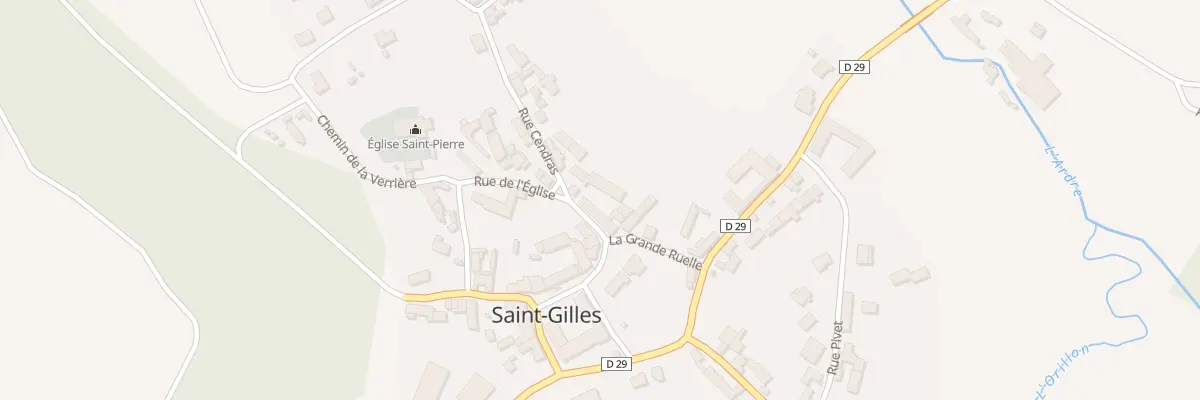 Plan du 4 Rue Cendras à Saint-Gilles