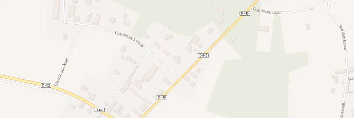 Plan du 4 Che de Cinq Pieds à Saint-Martin-de-Bossenay