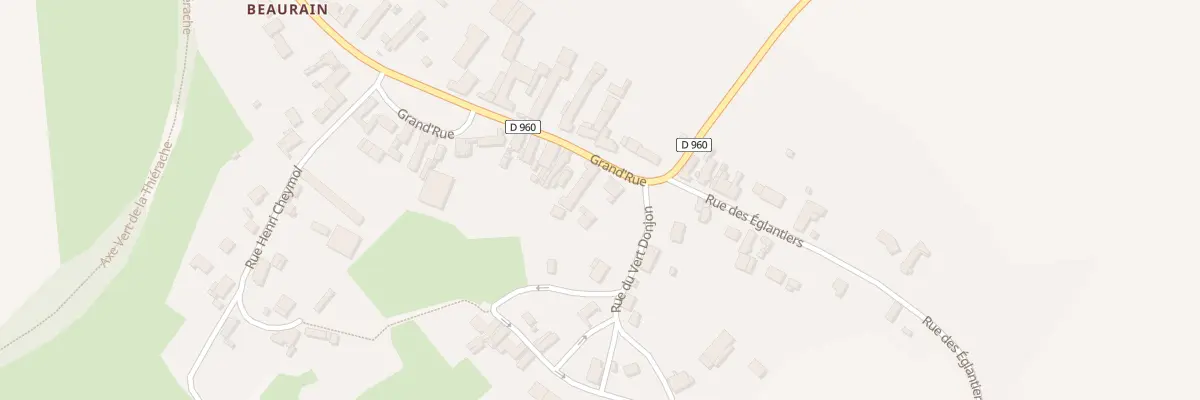 Plan du 39 Grand’Rue à Flavigny-le-Grand-et-Beaurain