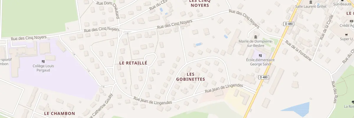 Plan du 172 Rue Emile Guillaumin à Dompierre-sur-Besbre