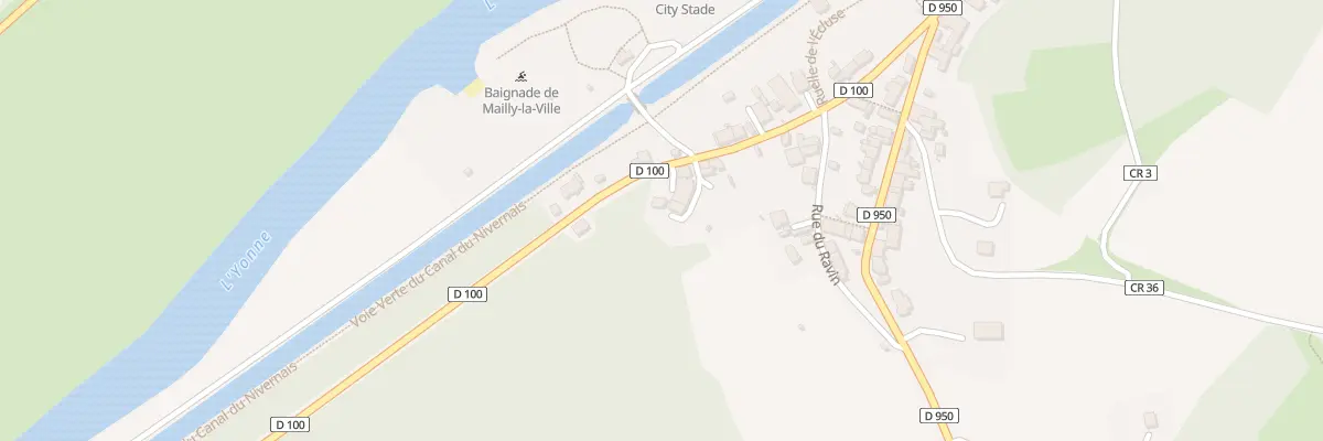 Plan du 14 Rte du Parc à Mailly-la-Ville
