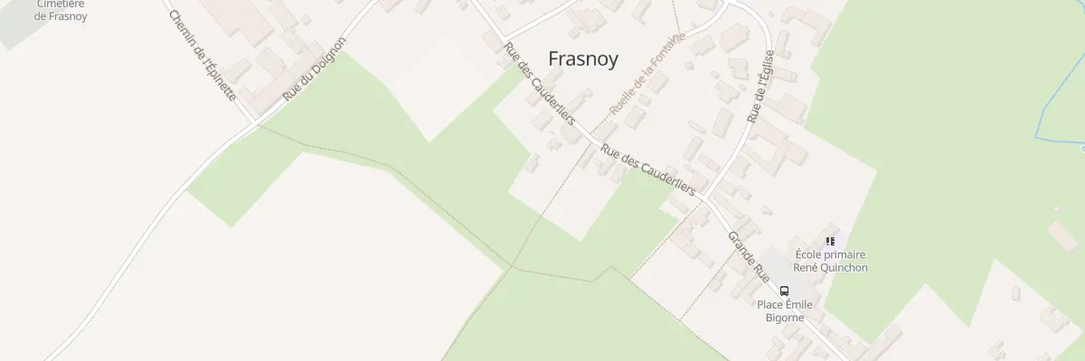 Plan du 10 Rue des Cauderliers à Frasnoy