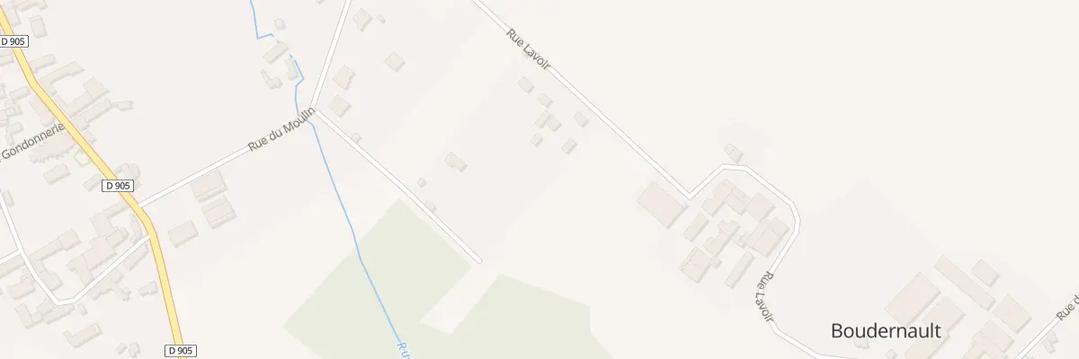 Plan du 12 Rue Lavoir (ham Boudernault) à Champlost