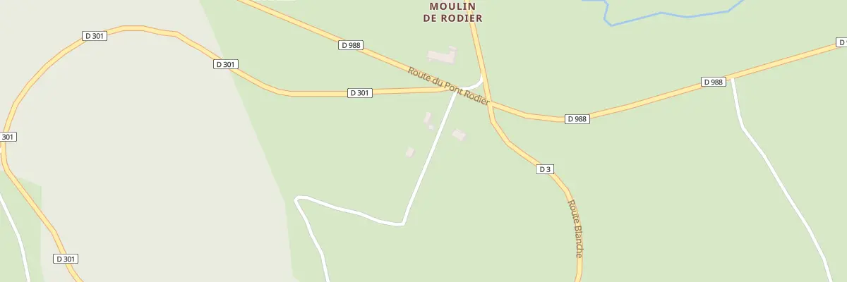 Plan du 56 Rte du Pont Rodier à Châteauneuf-de-Randon