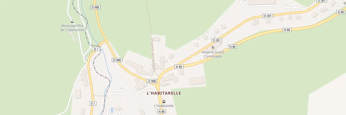 Plan du 50 Av du Docteur Adrien Durand à Châteauneuf-de-Randon
