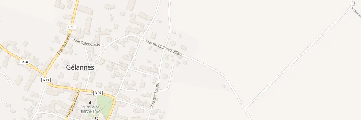 Plan du 4 Rue du Château d’Eau à Gélannes