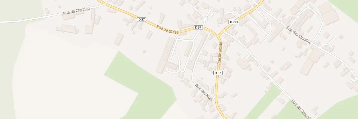 Plan du 3 Rue de Guise à Puisieux-et-Clanlieu