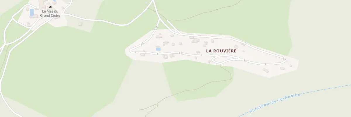 Plan du 5383F La Rouviere à Saint-Paul-et-Valmalle