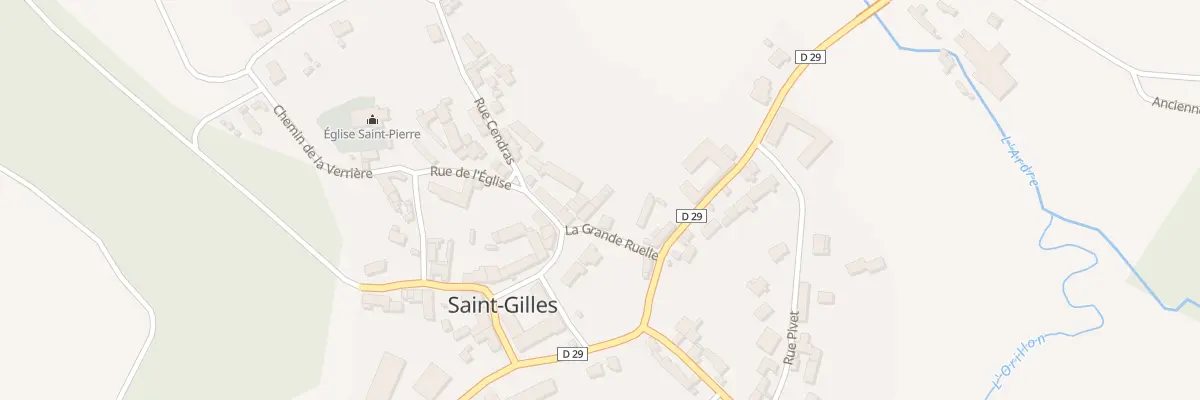 Plan du 3 La Grande Ruelle à Saint-Gilles