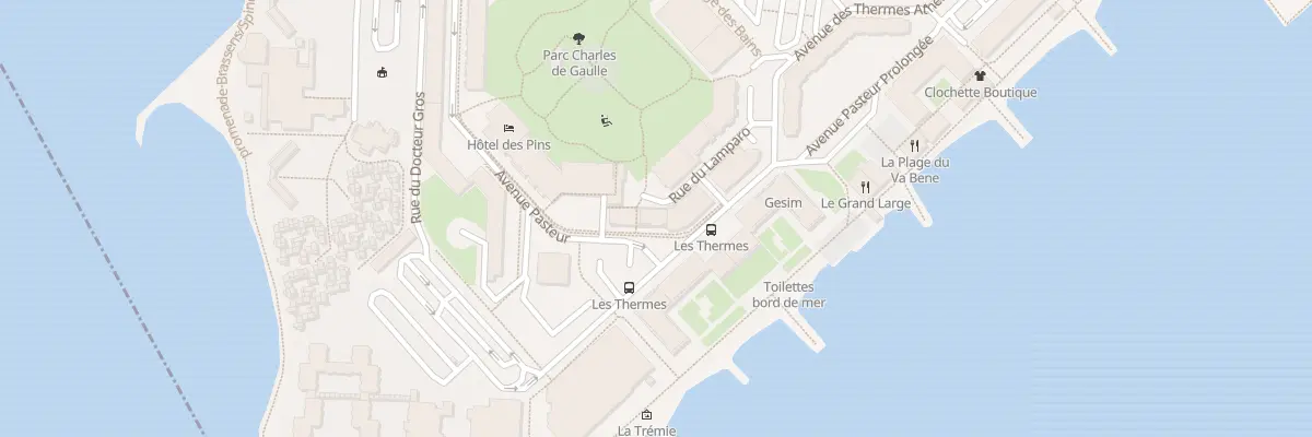 Plan du 8 Av Pasteur à Balaruc-les-Bains