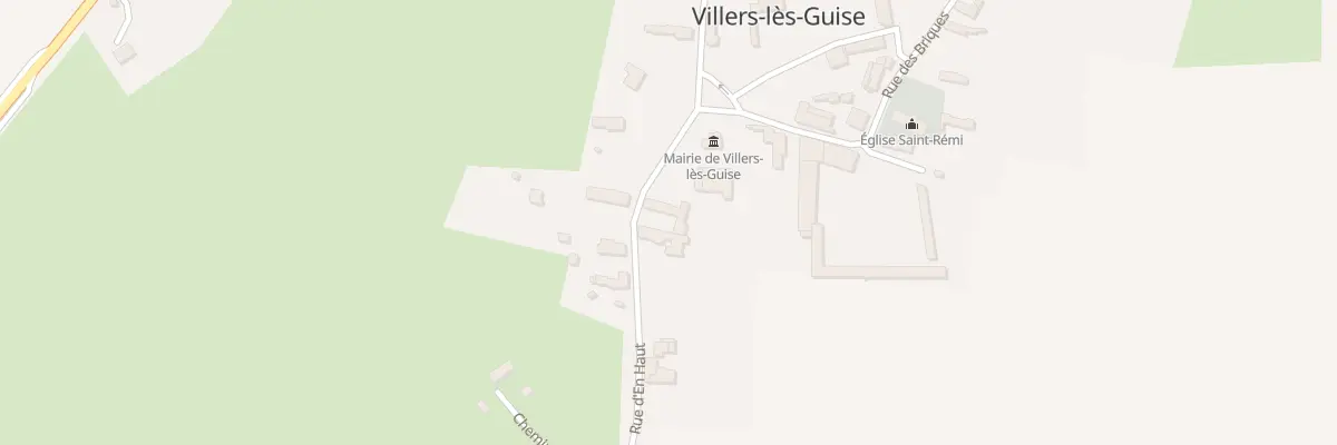 Plan du 93 Rue d’En Haut à Villers-lès-Guise
