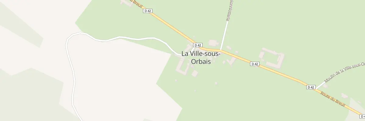 Plan du 5006 Le Village à La Ville-sous-Orbais