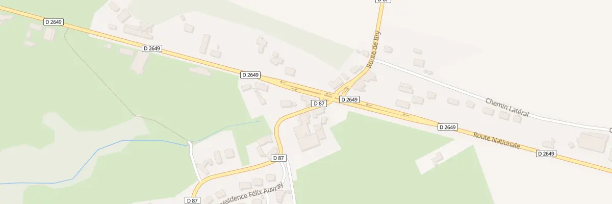 Plan du 7 N Rte Nationale à Wargnies-le-Petit