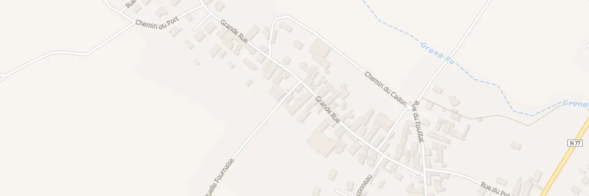 Plan du 27 Gr Grande Rue à Montigny-la-Resle